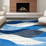 Vibrant Transitional Patterned Elegance(Blue)