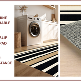 Ultra Soft Area Rug, Non Slip, Stain Resistant, Washable Area Rugs for Living Room, Bedroom, Textured Country Style Bedroom Area Rug(Beige)