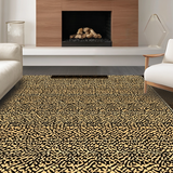 Ultra Soft Area Rug, Non Slip, Stain Resistant, Washable Area Rugs for Living Room, Bedroom, Warm Beige Distressed Charm(Beige)