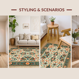 Lively Green Tiled Composition(Ivory)