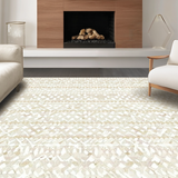 Contemporary Abstract Linear Motif(Beige)