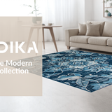 Elegant Muted Geometric Arrangement(Blue)