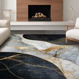 Chic Minimalist Gray Patterned Style(Black)