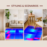 Elegant Colorful Swirl Motif(Blue)