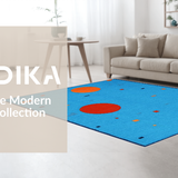 Charming Cartoon Character Motif(Blue)