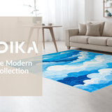 Delicate Cloud Impressionist Touch(Blue)