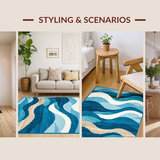 Charming Coastal Wave Aesthetic(Blue)