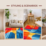 Energetic Multi Hued Design(Red)