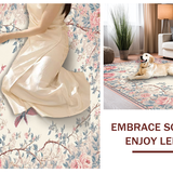 Tranquil Subtle Floral Design(Beige)