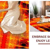 Dynamic Geometric Lava Illusion(Red)