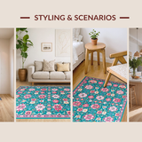 Cozy Earthy Trellis Aesthetic(Blue)