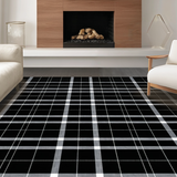 Trendy Minimalist Buffalo Plaid(Black)