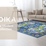 Contemporary Rustic Floral Vibe(Blue)