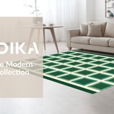 Stylish Circular Retro Geometry(Green)