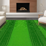 Ultra Soft Area Rug, Non Slip, Stain Resistant, Washable Area Rugs for Living Room, Bedroom, Unique Animal Imprint Soft Touch(Green)