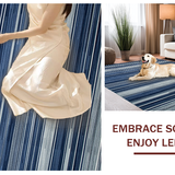 Chic Striped Coastal Elegance(Blue)