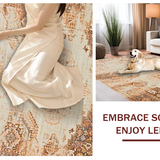 Dynamic Colorful Ogee Design(Beige)