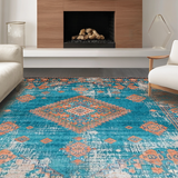 Elegant Tiled Patterned Design(Blue)