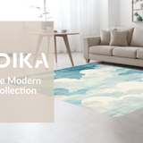 Chic Contemporary Plush Textured(Blue)