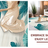 Luxurious Aqua Floral Design(Blue)