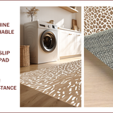 Ultra Soft Area Rug, Non Slip, Stain Resistant, Washable Area Rugs for Living Room, Bedroom, Tufted Wool Entryway Rug for Minimalist Decor(Beige)