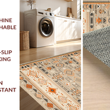 Contemporary Earth Tones Geometric Design(Beige)