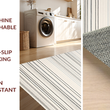 Sophisticated Monochrome Stripe Arrangement(Beige)