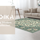 Artistic Green and Ivory Harmony(Ivory)