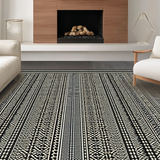 Elegant Black and White Trellis(Black)