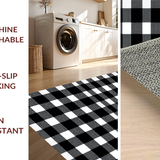 Cozy Earthy Tones Checked Visual(Black)