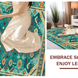 Contemporary Low Pile Color Burst(Blue)