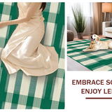 Inviting Rustic Patterned Ensemble(Green)