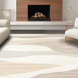 Elegant Creamy Geometric Motif(Beige)