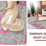 Vibrant Patterned Ogee Elegance(Green)