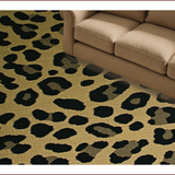 Ultra Soft Area Rug, Non Slip, Stain Resistant, Washable Area Rugs for Living Room, Bedroom, Stylish Khaki Animal Style(Beige)