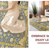 Chic Modern Geometric Floral Fusion(Gray)