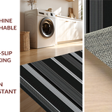 Rustic Black and White Geometric Appeal(Black)