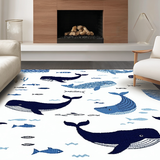 Cotton Tufted Ocean Vibe(Blue)