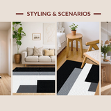 Artful Modernist Linear Composition(Black)