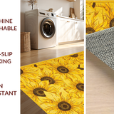 Lively Cozy Floral Tapestry(Yellow)