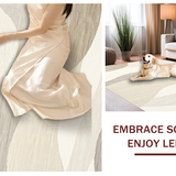Trendy Transitional Textured Prints(Beige)