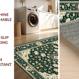 Contemporary Distressed Geometric Look(Green)