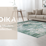 Ultra Soft Area Rug, Non Slip, Stain Resistant, Washable Area Rugs for Living Room, Bedroom, Vintage Inspired Distressed Aesthetic(Gray)