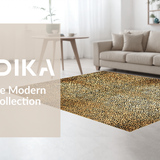 Ultra Soft Area Rug, Non Slip, Stain Resistant, Washable Area Rugs for Living Room, Bedroom, Artistic Abstract Animal Design(Beige)