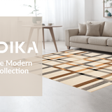 Chic Beige Geometric Arrangement(Beige)