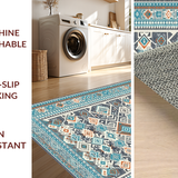 Chic Transitional Medallion Design(Blue)