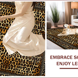 Ultra Soft Area Rug, Non Slip, Stain Resistant, Washable Area Rugs for Living Room, Bedroom, Chic Contemporary Cheetah Style(Brown)