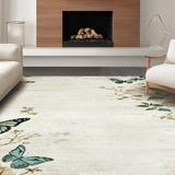 Ultra Soft Area Rug, Non Slip, Stain Resistant, Washable Area Rugs for Living Room, Bedroom, Serene Natural Color Palette(Beige)