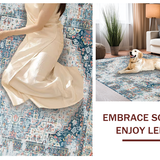 Elegant Monochrome Medallion Style(Blue)