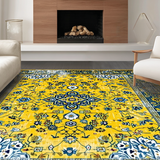 Bright Earthy Geometric Fusion(Yellow)